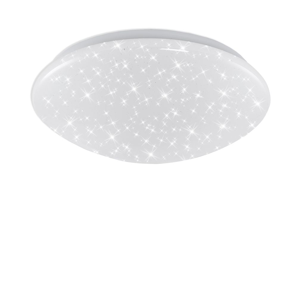 Briloner - Led Deckenleuchte Sternenhimmel Ip44 12 W Weiß Metall-kunststoff