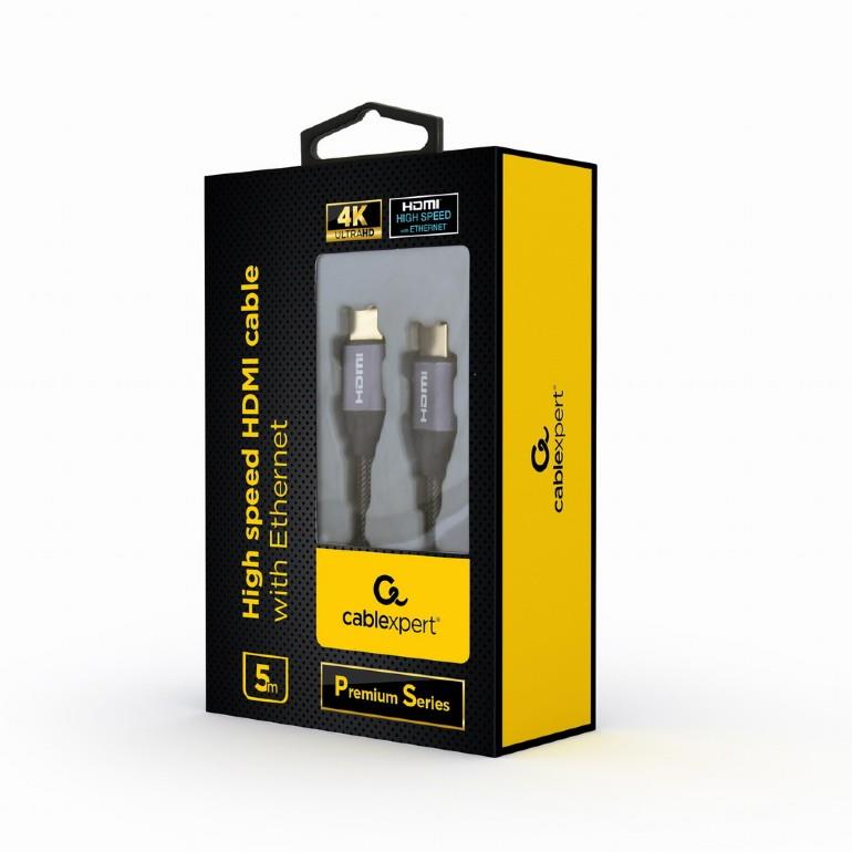 Gembird HDMI (Typ A) — HDMI (Typ A) (5 m), Videokabel, Grau - Bild 3