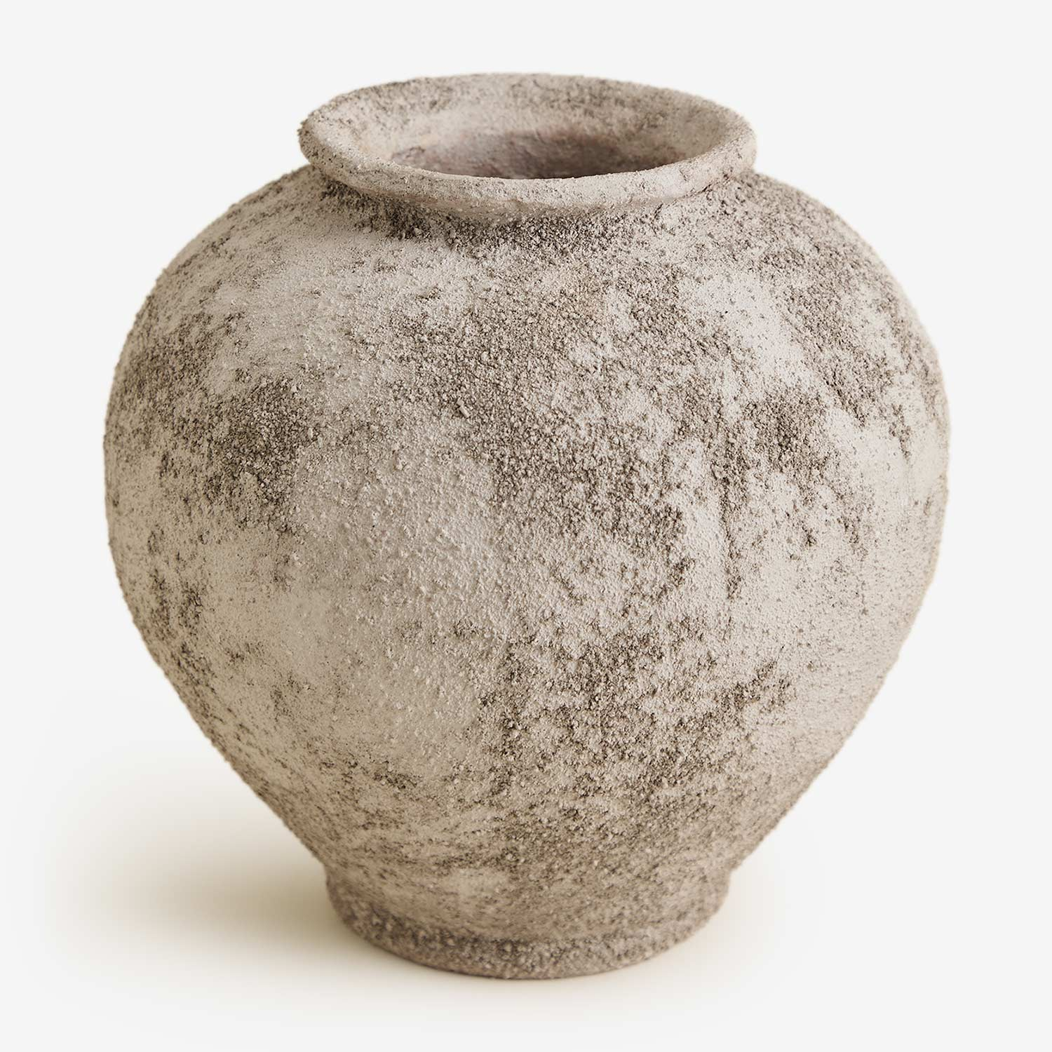 Sklum - Vase 20 Cm En Céramique Filis Gris Sable