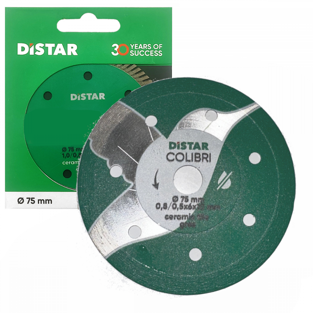 Coco Distar Diamanttrennscheibe Colibri 75 X 0,8 X 6 X 10H
