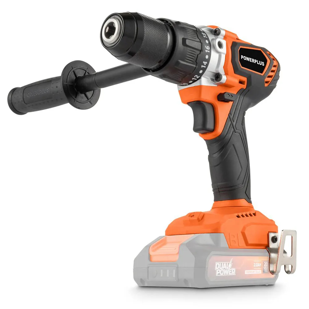 Schlagschrauber Powerplus Impact Screwdriver Led Licht Ergonomischer Griff