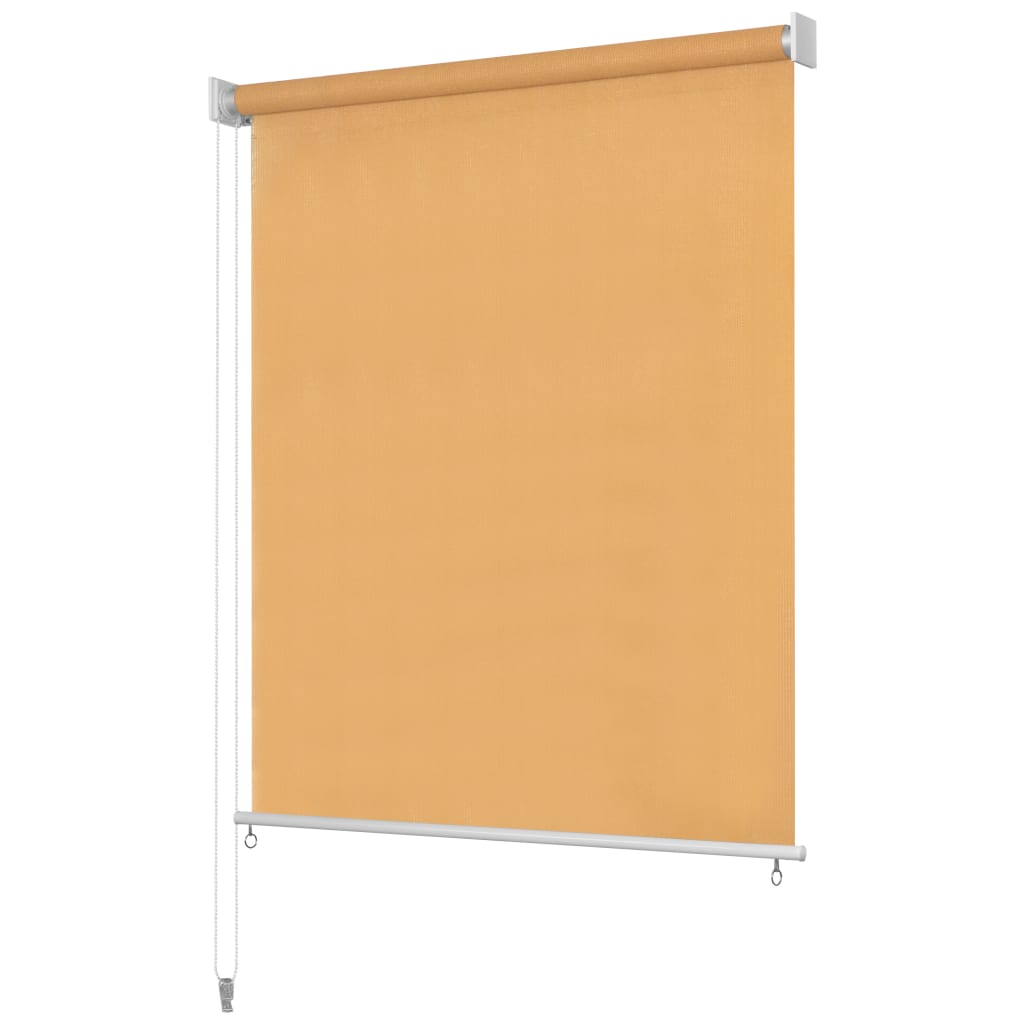 Outdoor Roller Blind 180x140 Cm Beige Vidaxl