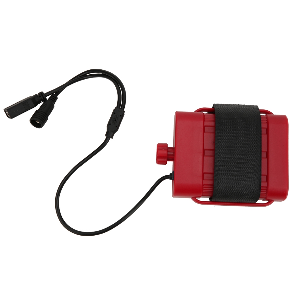 Boîtier de rangement étanche pour 2 piles 26650 ou 18650, sortie DC 8,4 V et USB 5 V