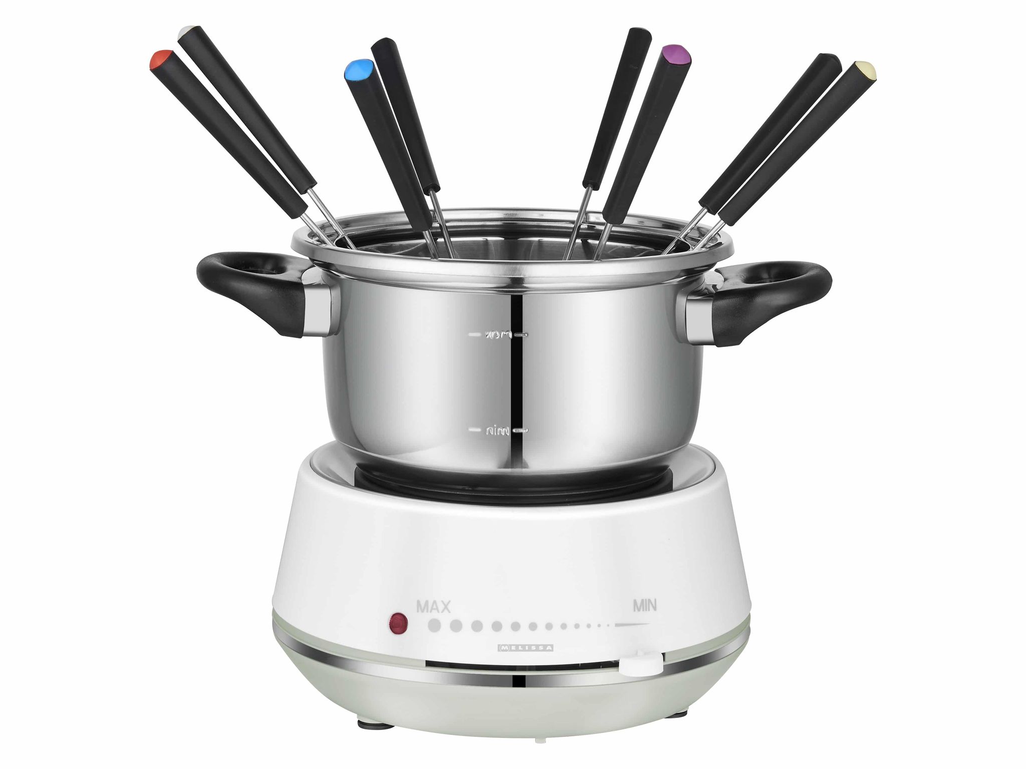 8 Personen Elektro-Fondue für Fleisch, Käse und Schokolade, inkl. Saucenring - Bild 6