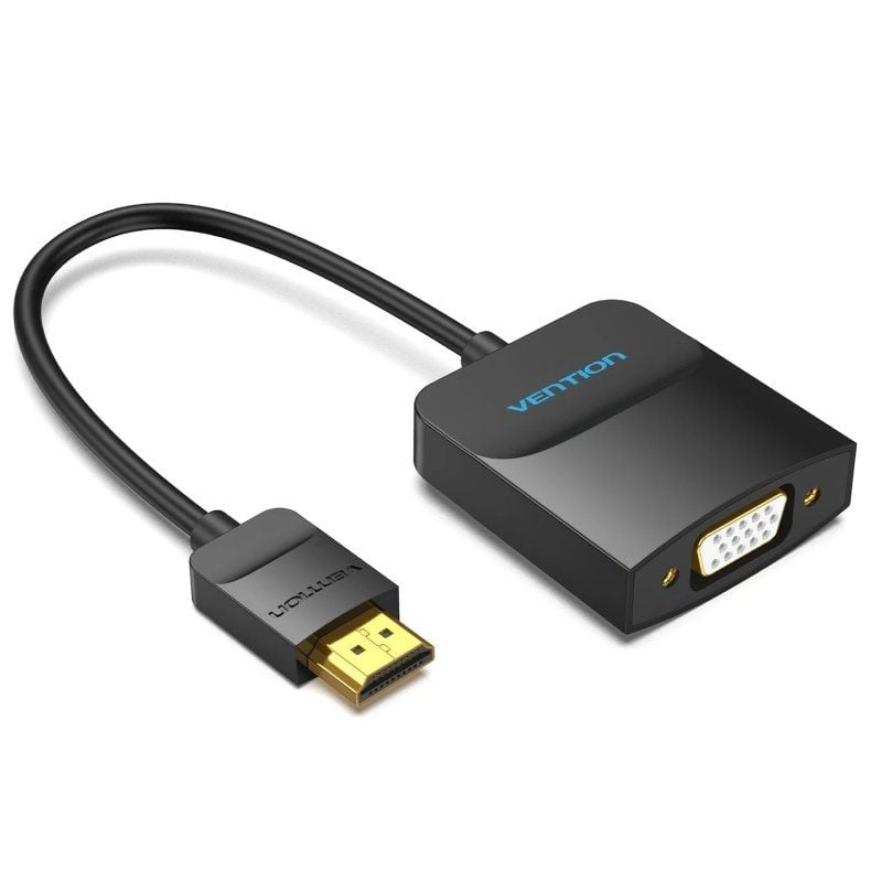 Adaptador HDMI a VGA con Cable de Audio - Resolución 1920x1080. TRICOM