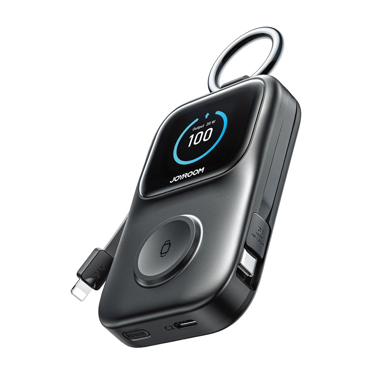 Powerbank Joyroom Jr-w19 Da 5000 Mah Con Ricarica Wireless Da 5 W Per Orologi - Nero