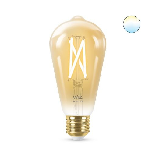 Wiz Gold/Licht Led E27 Filament Edison Glühbirne (St64) 50 W Warm Bis Kaltweißes - 1 Stück - Bild 3
