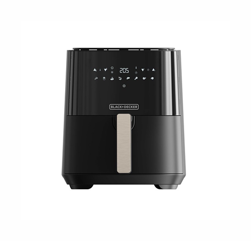 Black+Decker - Heißluftfritteuse BXAF5000E | 1300W | 5L Kapazität | 8 Voreingestellte Programme | 99% Fettreduktion | Antihaft-Korb, Einfach zu Reinigen - Bild 5