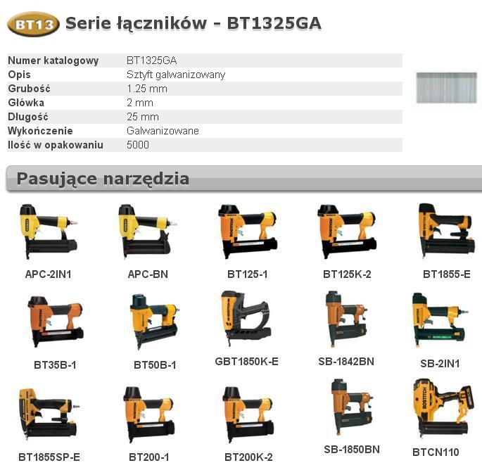 Bostitch Mehrfarbig Bt13 Brads 25 Mm 5 M 18Ga