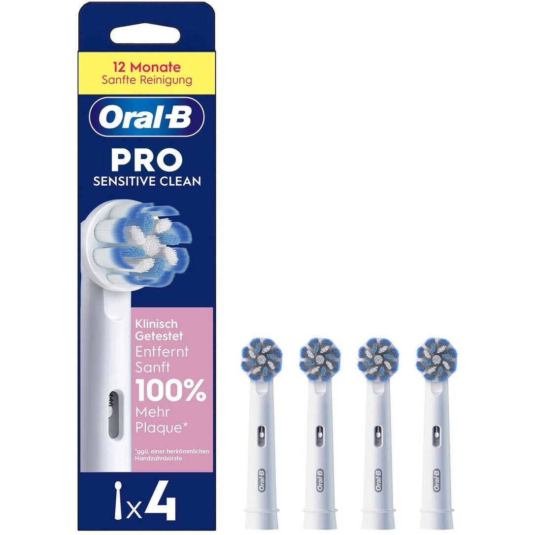 Oral-B Aufsteckbürsten Pro Sensitive Clean 4Er