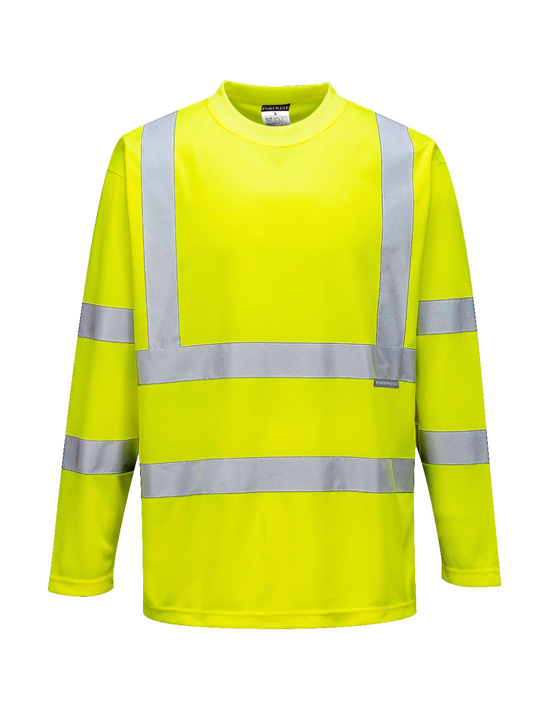 Portwest Gelb Langarm-Hellgelbes Hivis T-Shirt L - Bild 3