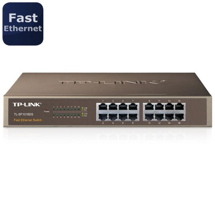 TP-Link Switch TL-SF1016DS V3.0 16-Port-10/100Mbit/s-Switch - Bild 3