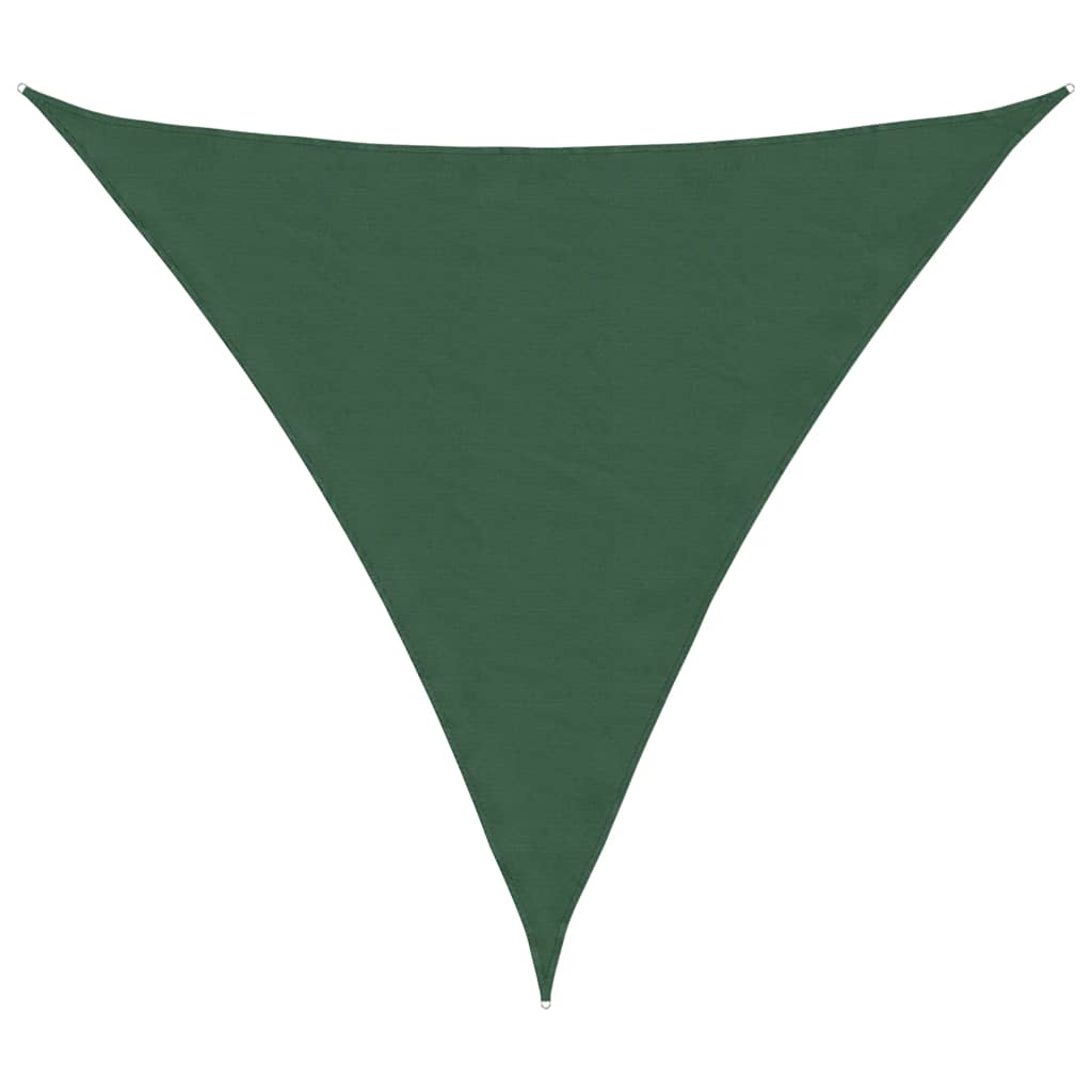 Sun Shade Sail Dark Green 2x2x2 M 100% Polyester Oxford Vidaxl