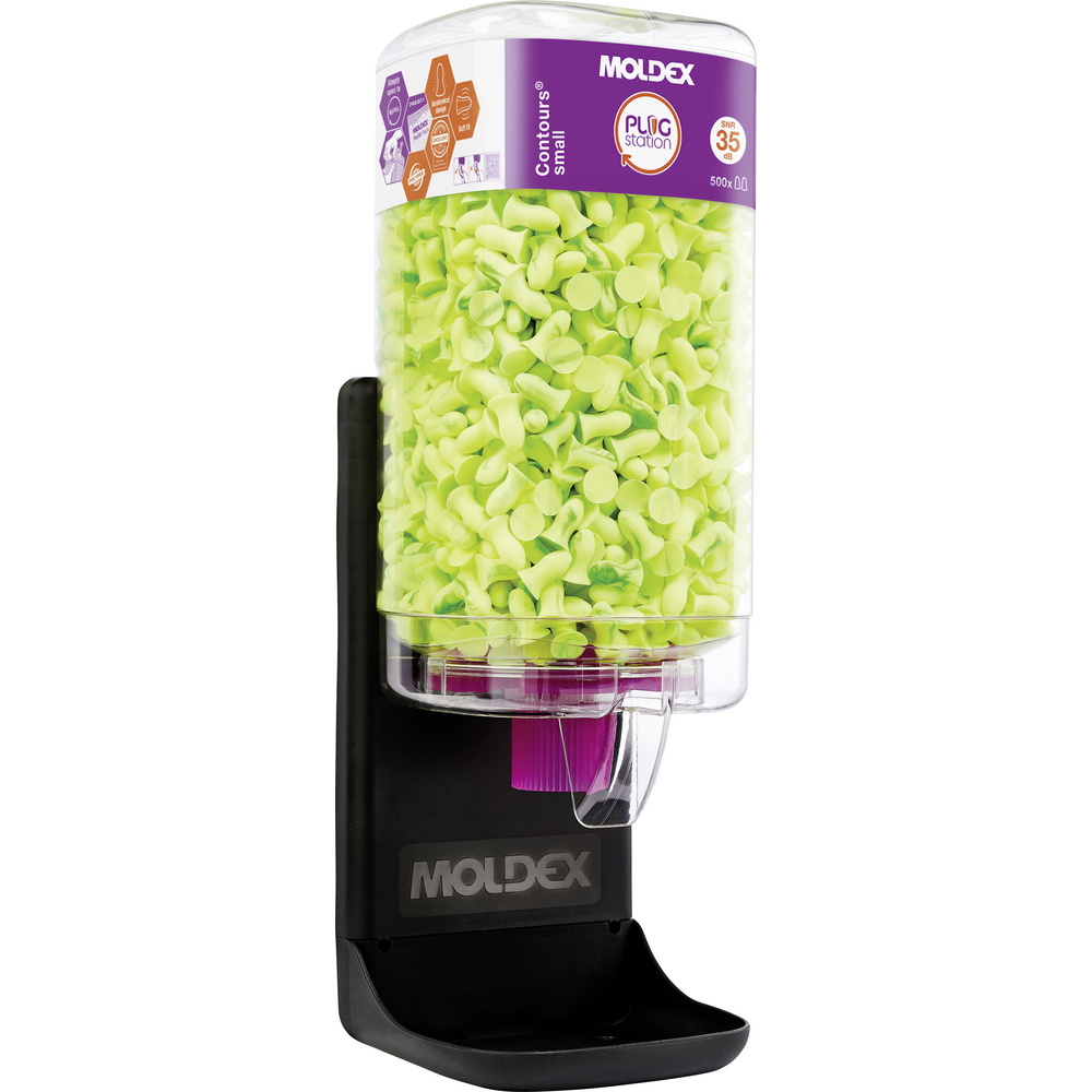 Moldex Mehrfarbig Einwegstöpsel Contours Small In Moldexstation, Groß Snr 35 Db 500 Stk