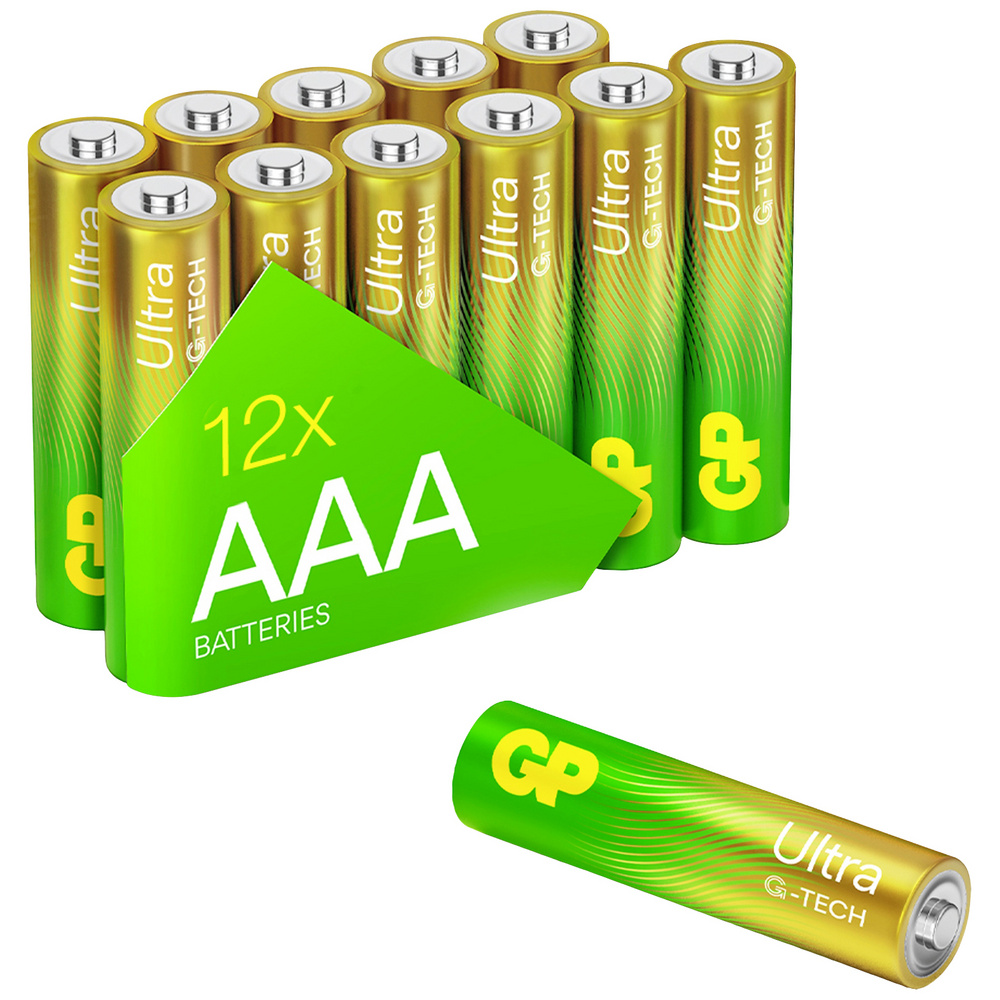 GP Batteries AAA Batterie Ultra Alkaline Mangan 1,5 V 12 Stk - Bild 4