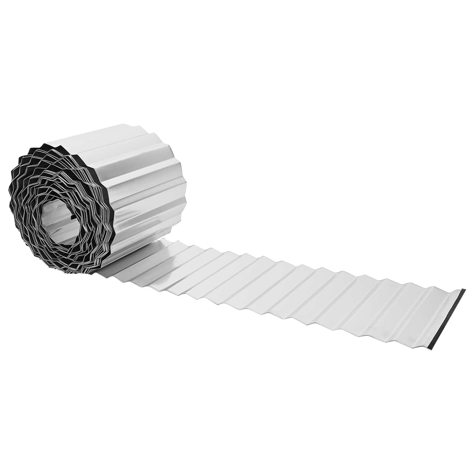 Vidaxl Grau Raseneinfassung 20 M X 20 Cm Verzinkter Stahl Silber