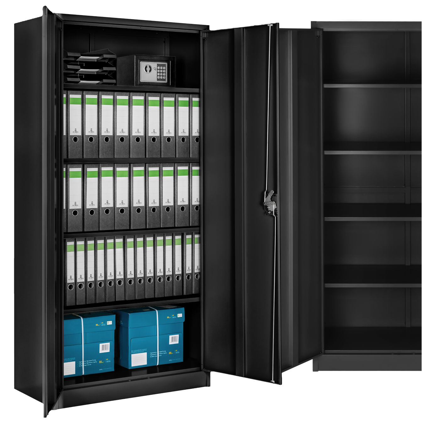 Armoire De Classement En Métal Tectake 4 Étagères Réglables En Hauteur