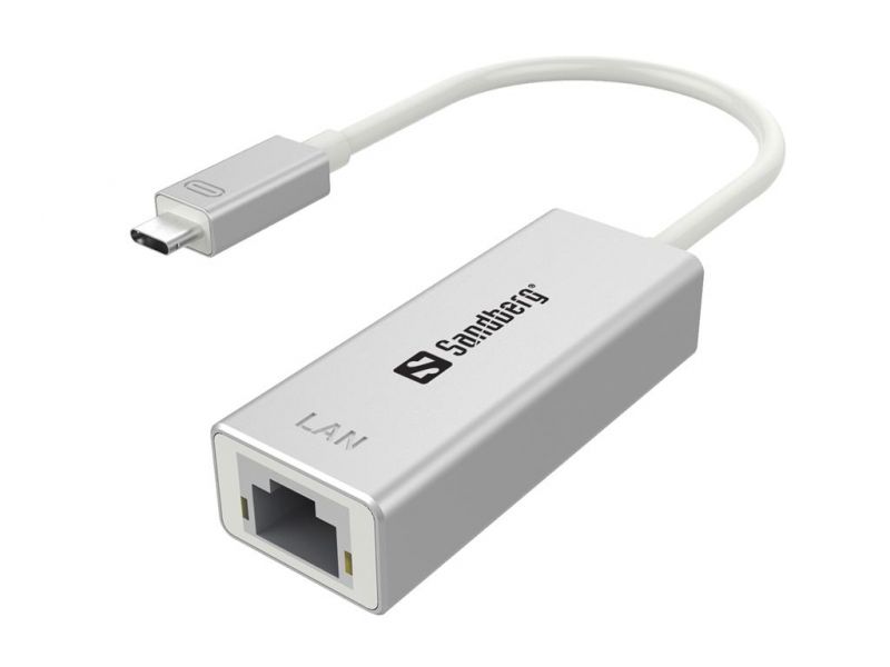 Sandberg 136-04 USB-C Gigabit Network Adapter Adapter, Wired, USB Type-C, US ~E~ - Bild 5