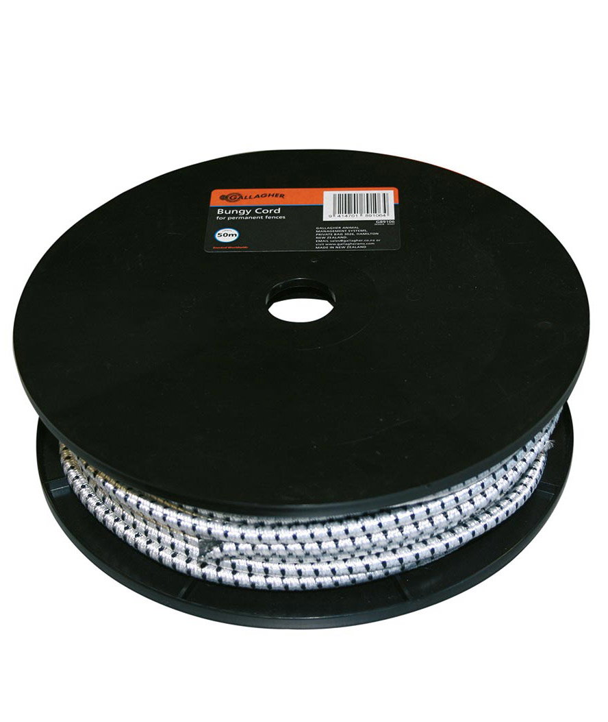 Gallagher Braun Seilboden 50 M: 50 M Profi-Bungee-Seil