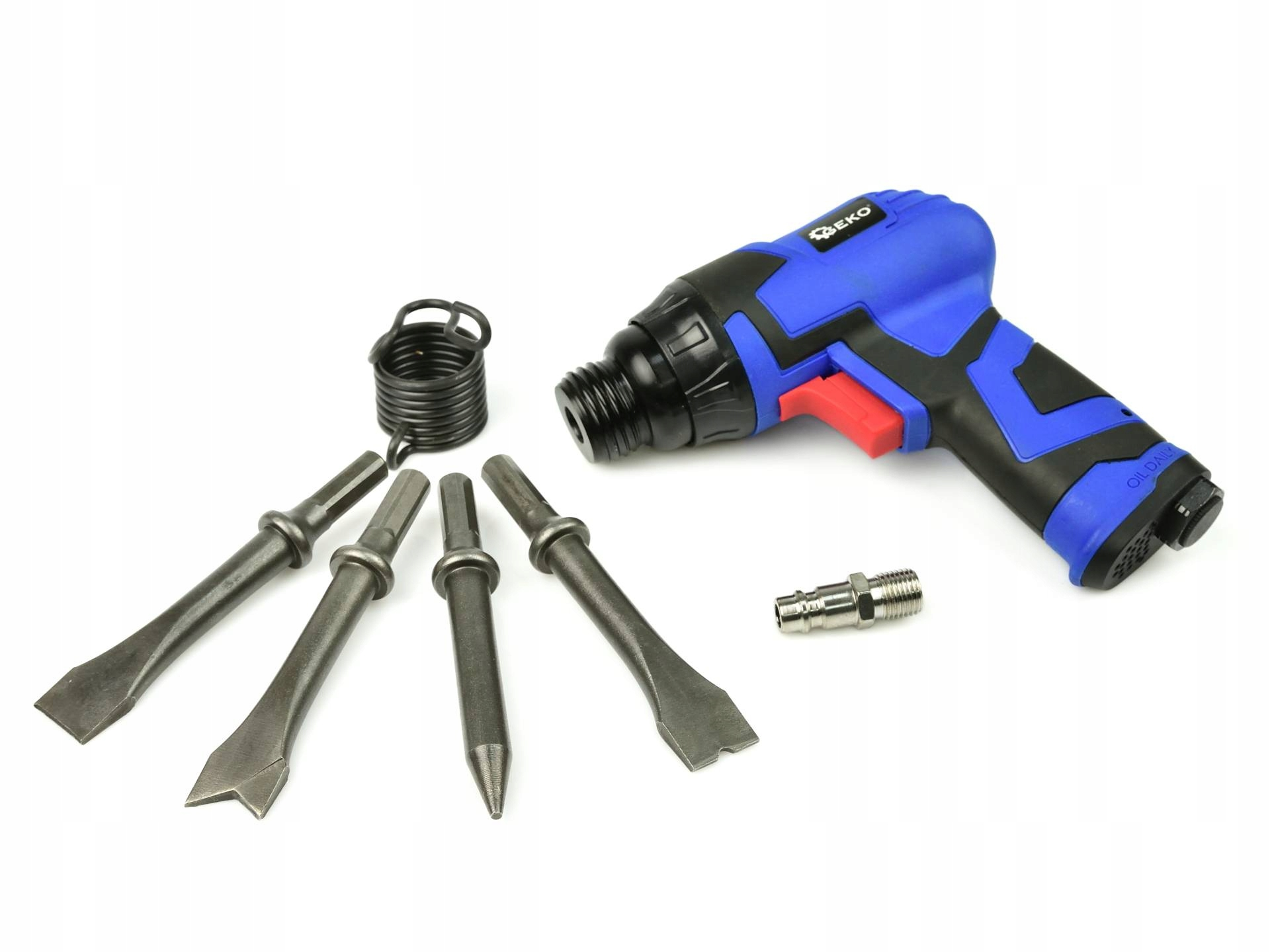 Tooltek Drucklufthammer Geko G03147 4500 Schläge Min 4 Meißel