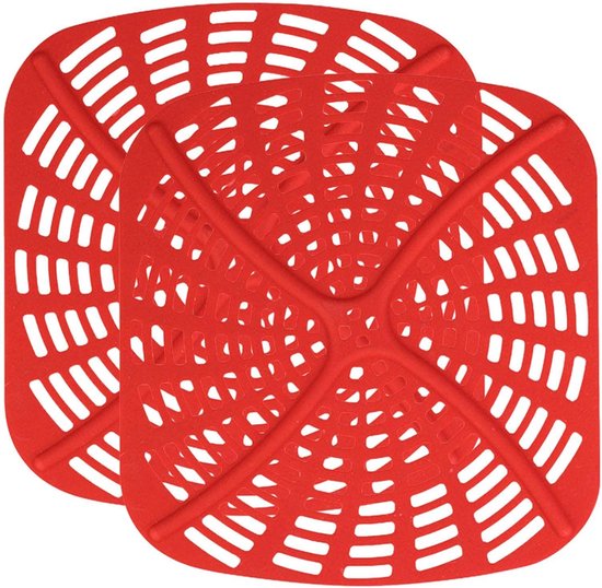 Tappetino In Silicone Per Friggitrice Ad Aria ×3 Inserti Riutilizzabili Per Friggitrice Ad Aria, Inserti Quadrati Per Friggitrice Ad Aria Adatti Per Ag301, Accessorio Per Friggitrice Ad Aria Carta Da