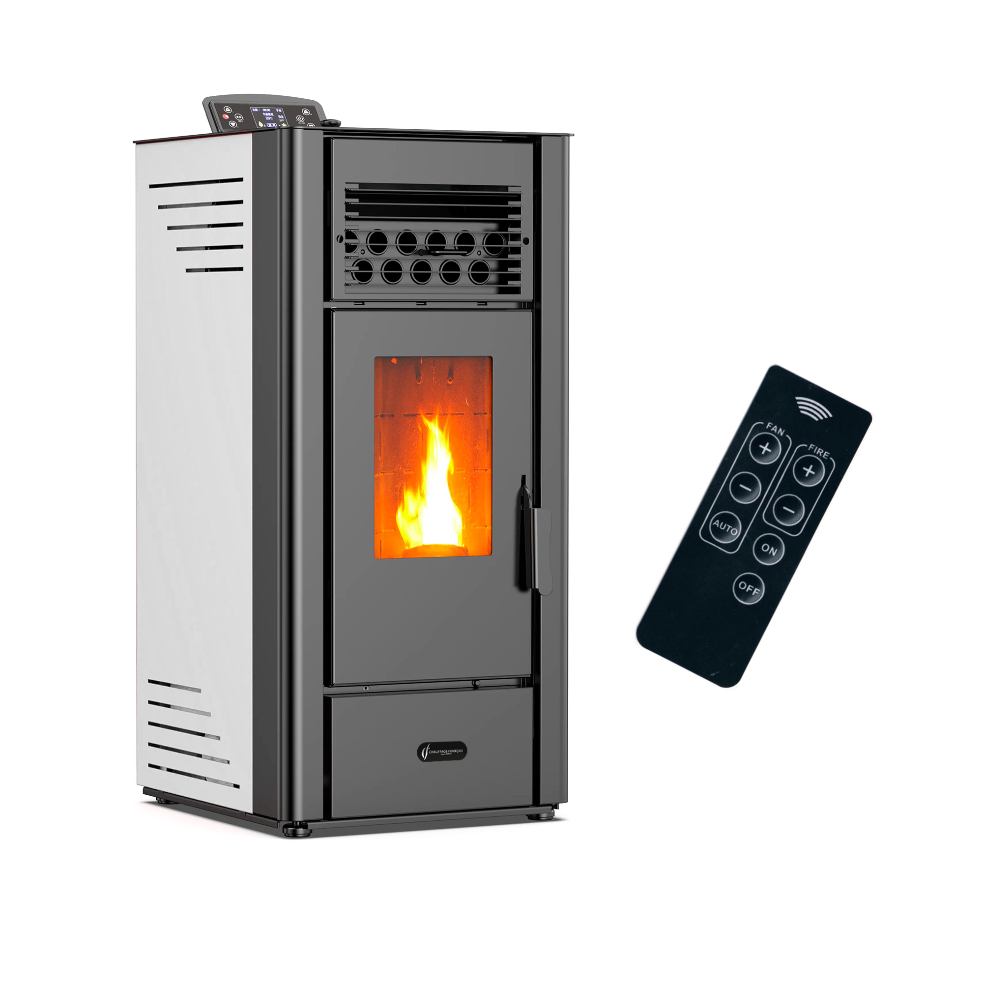 Stufa A Pellet Anita 11,6 Kw Bianco Sannover