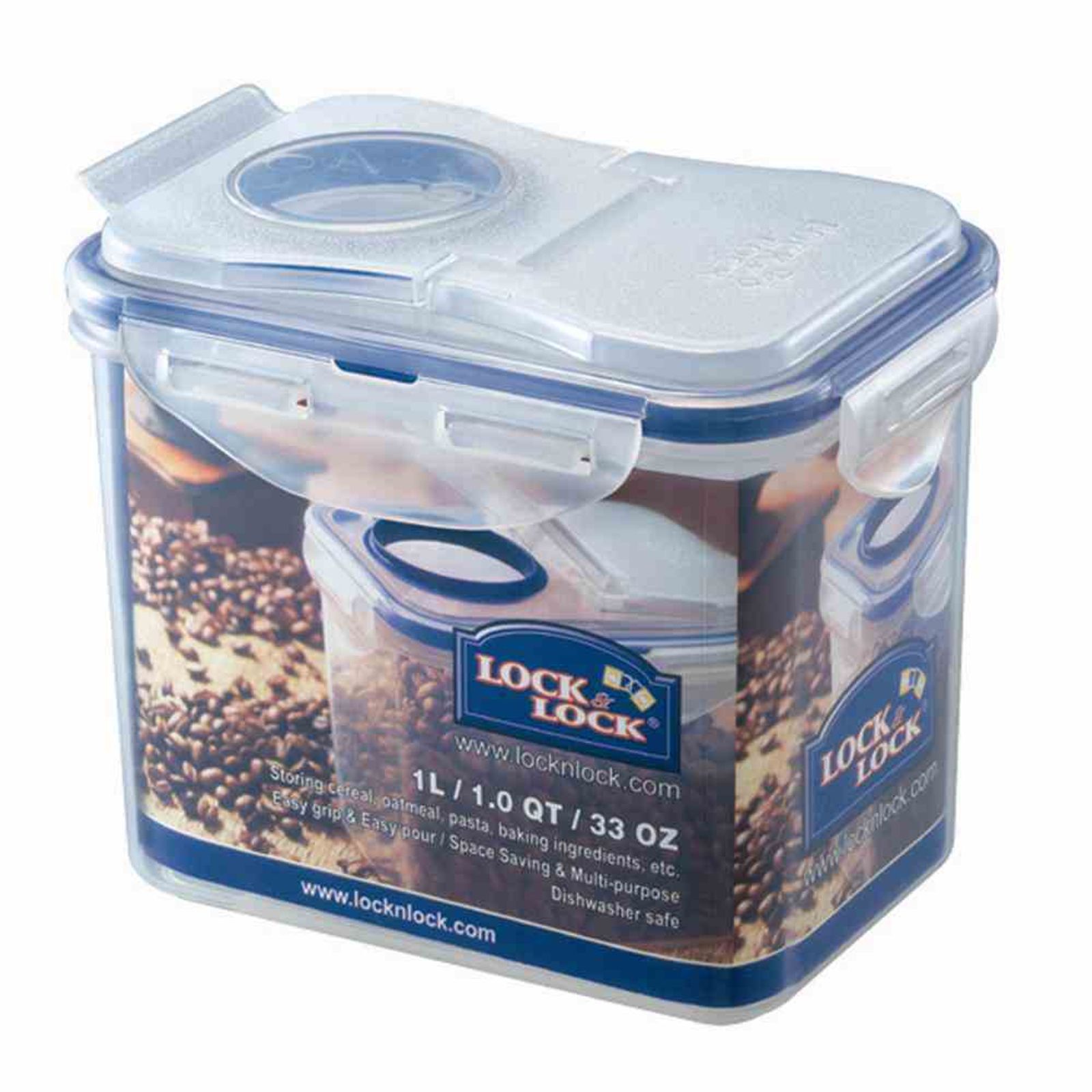 Lock & Lock Blau Frischhaltedose 1,0 L Classic Special Mit Schütte - Bild 2