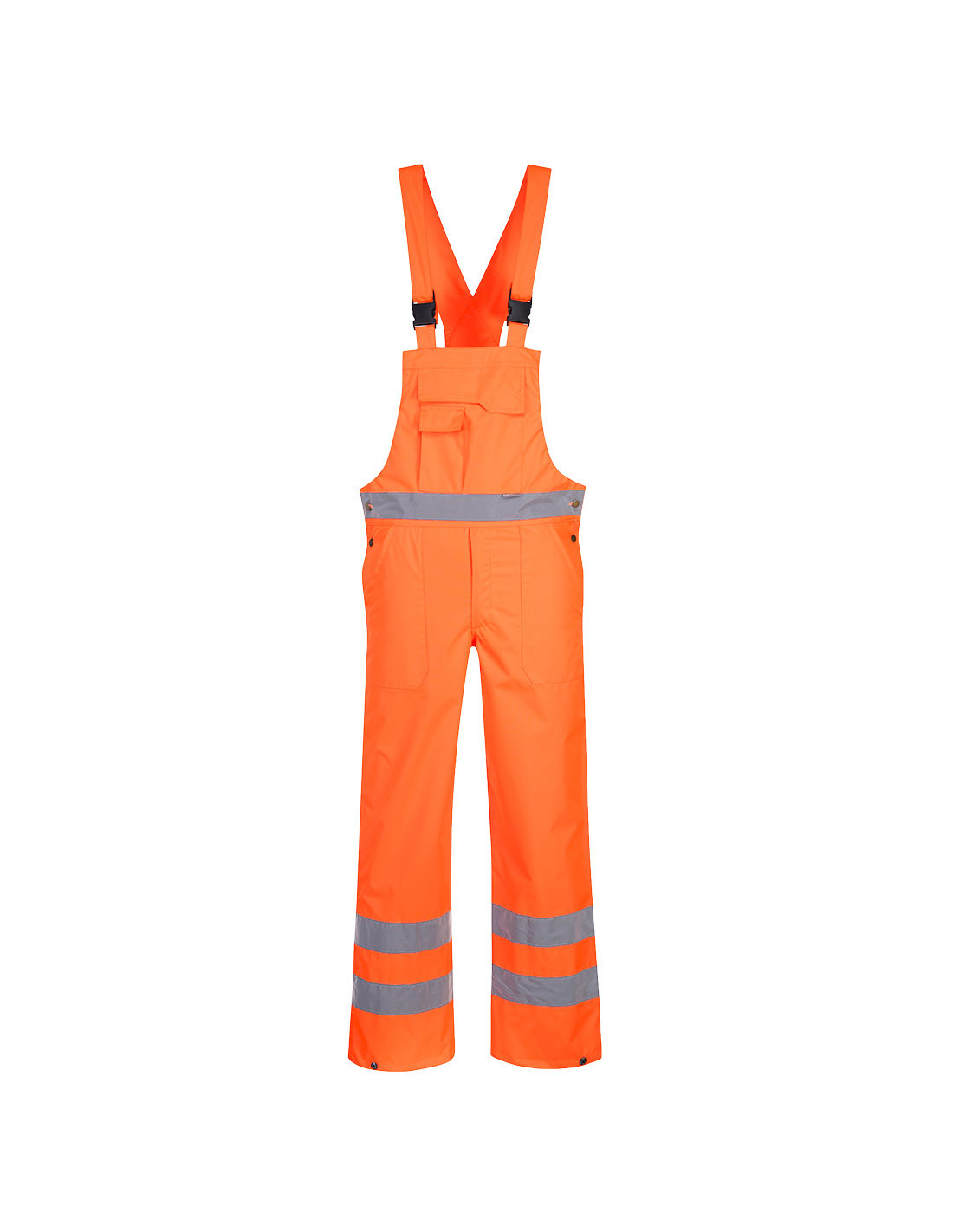 Portwest Hochsichtbare, Ungefütterte Latzhose Orange L
