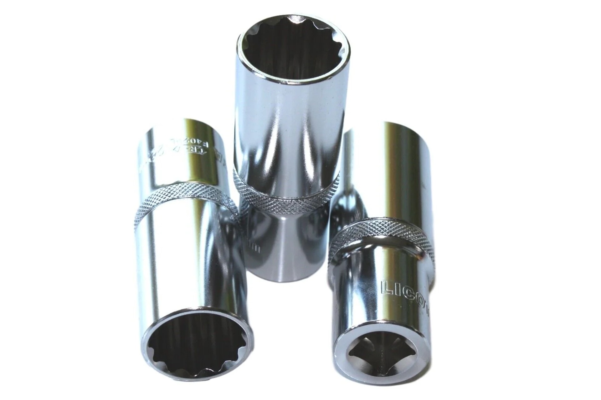 Boni-Shop® Stecknuss 1/2 Zoll, Langnuss 16mm, 12-kant Nuss, Cr-v