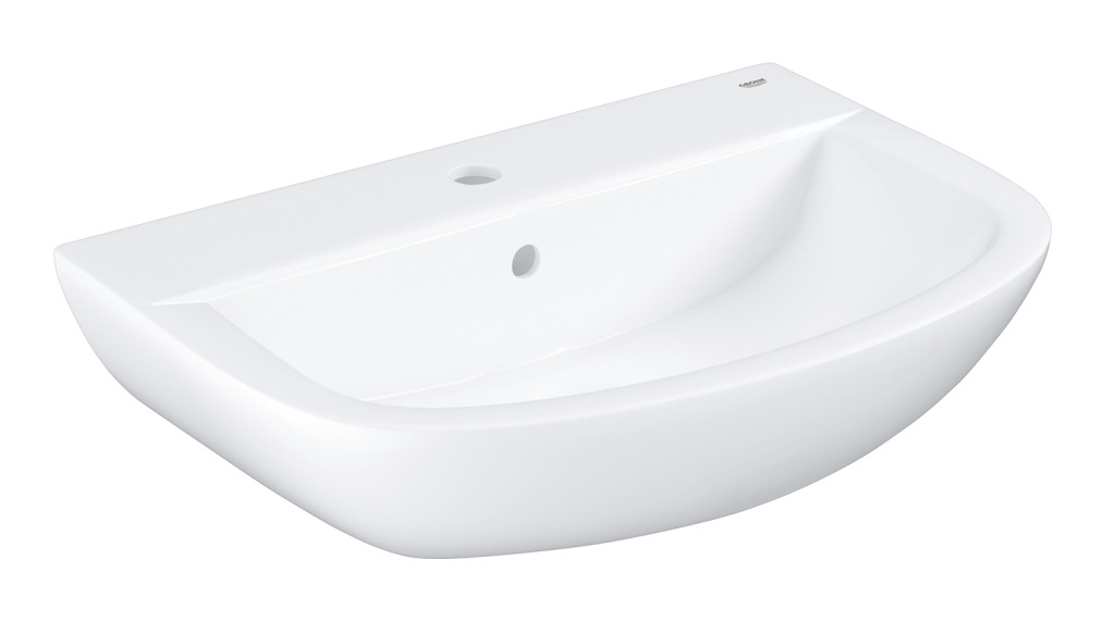 Bau Ceramic 60 Cm Lavabo A Parete Bianco Alpino (39421000) - Grohe