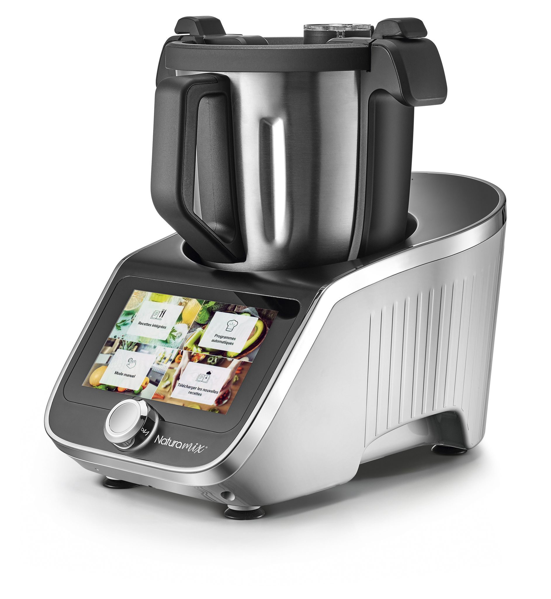 Robot Da Cucina Multifunzionale Con Ciotola Xl, Bilancia Integrata E Touchscreen +800 Ricette - Robot Cuiseur Xl - Naturamix
