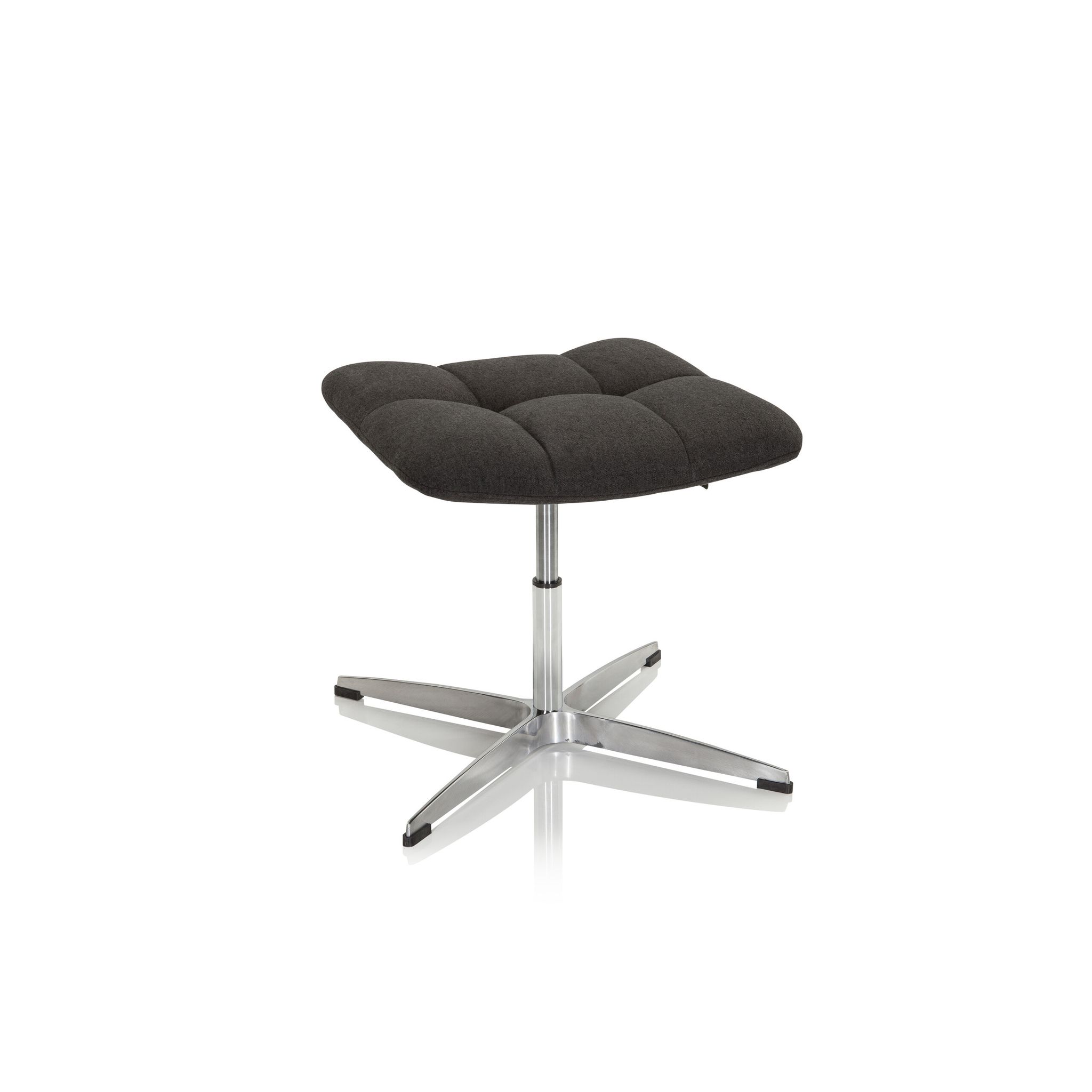 Hocker / Drehstuhl Saranto Stoff Schwarz Hjh Office