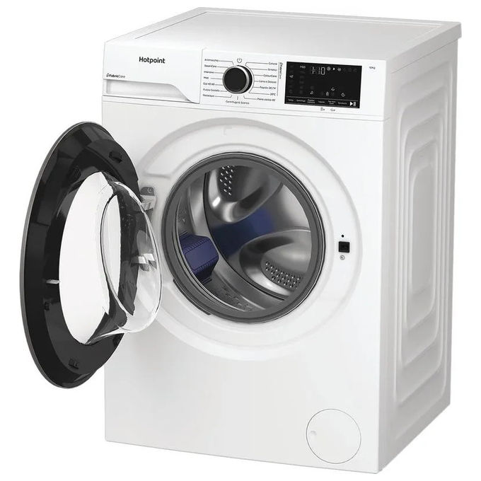 Hotpoint Ariston Hb 103 Care It, Lavatrice Capacità 10kg, Classe A -30%, Motore Inverter, 1400 Giri, Display Digitale Xl, Vapore,