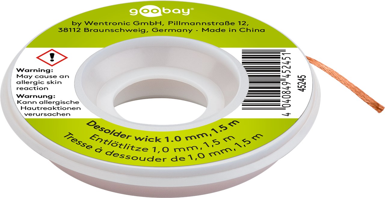 Goobay Entlötlitze (Entlötlitze), Lötgerät Zubehör, Kupfer - Image 4