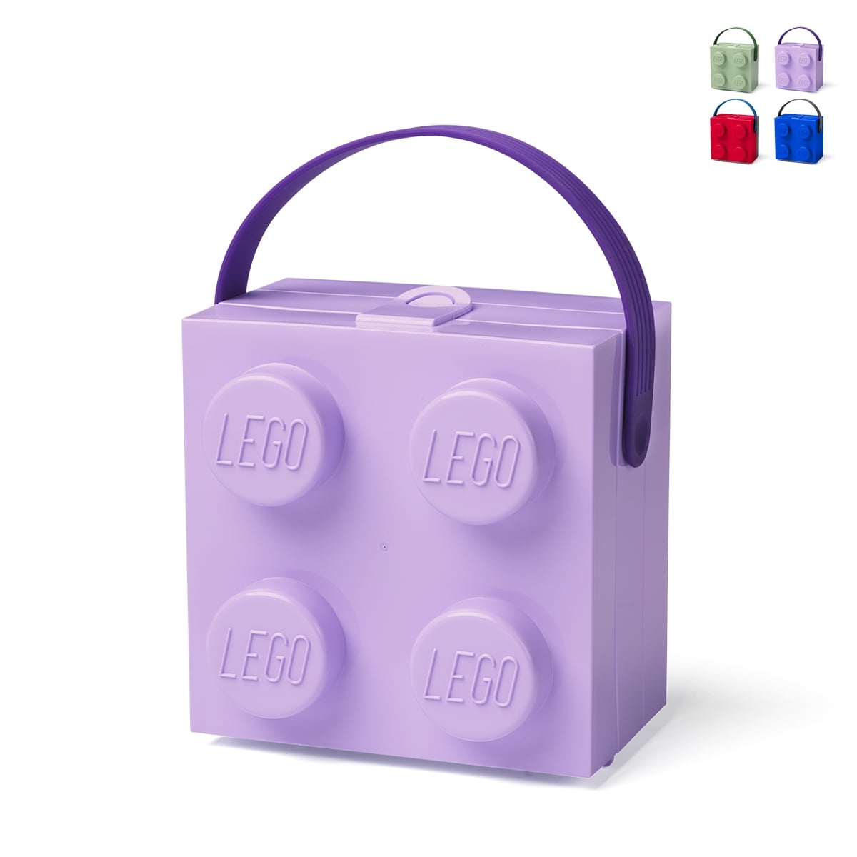 Room Copenhagen Violett Spielzeugaufbewahrung, Lunchbox Met Handvat Brick 4 - Bild 4