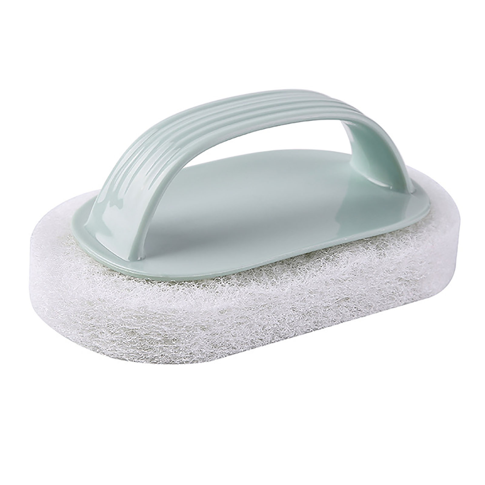 Brosse de nettoyage éponge avec manche ergonomique, pour baignoire, douche, carrelage et piscine