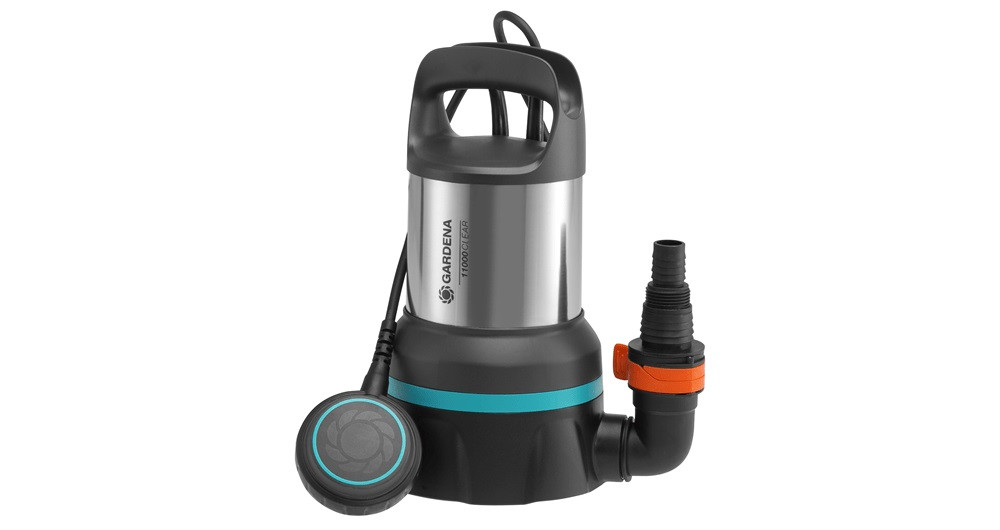 Gardena Silber/Schwarz Wasserpumpe, Klarwasser Tauchpumpe 11000 (Klarwasserpumpe) - Image 4