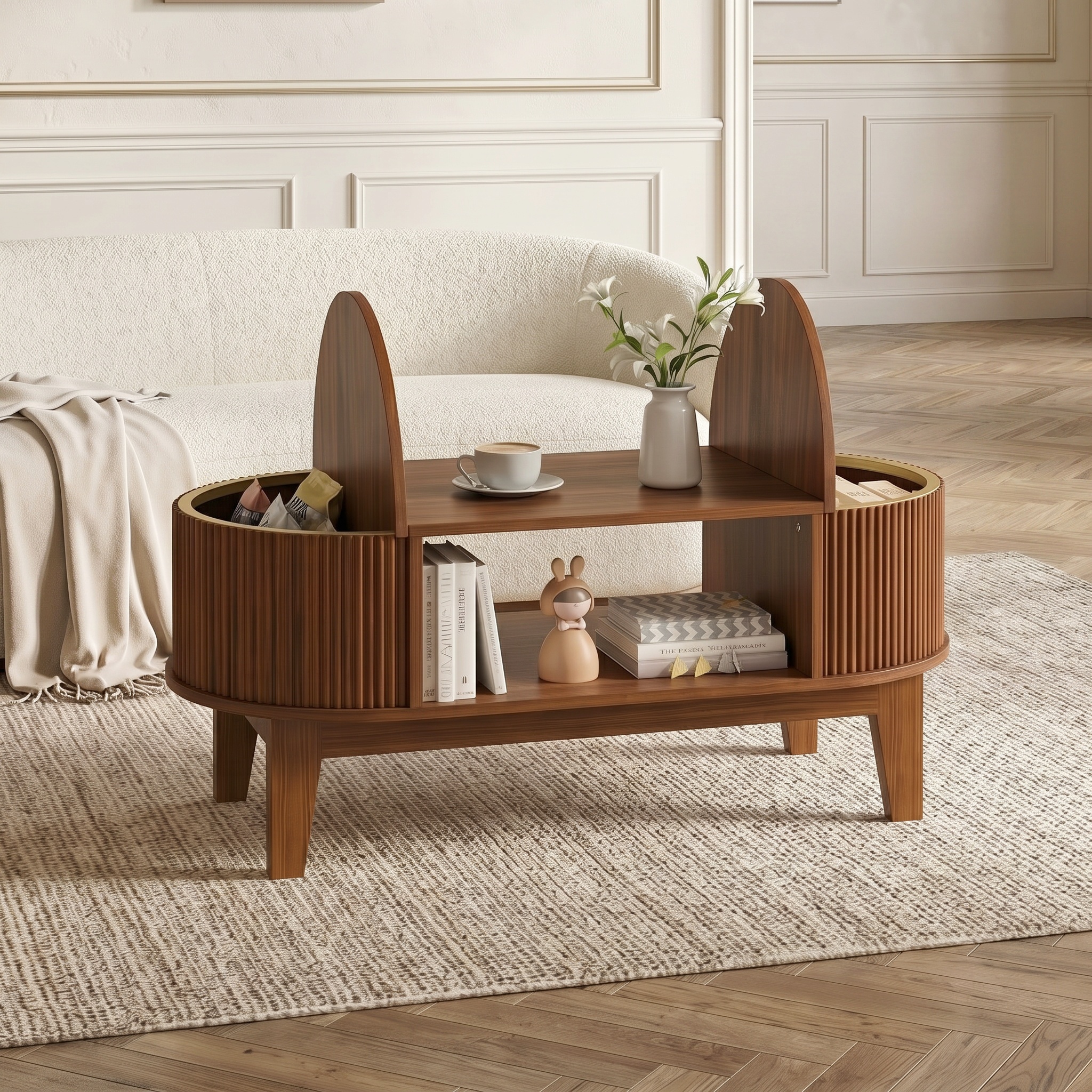 Table Basse Fixe 100x50x40 Cm