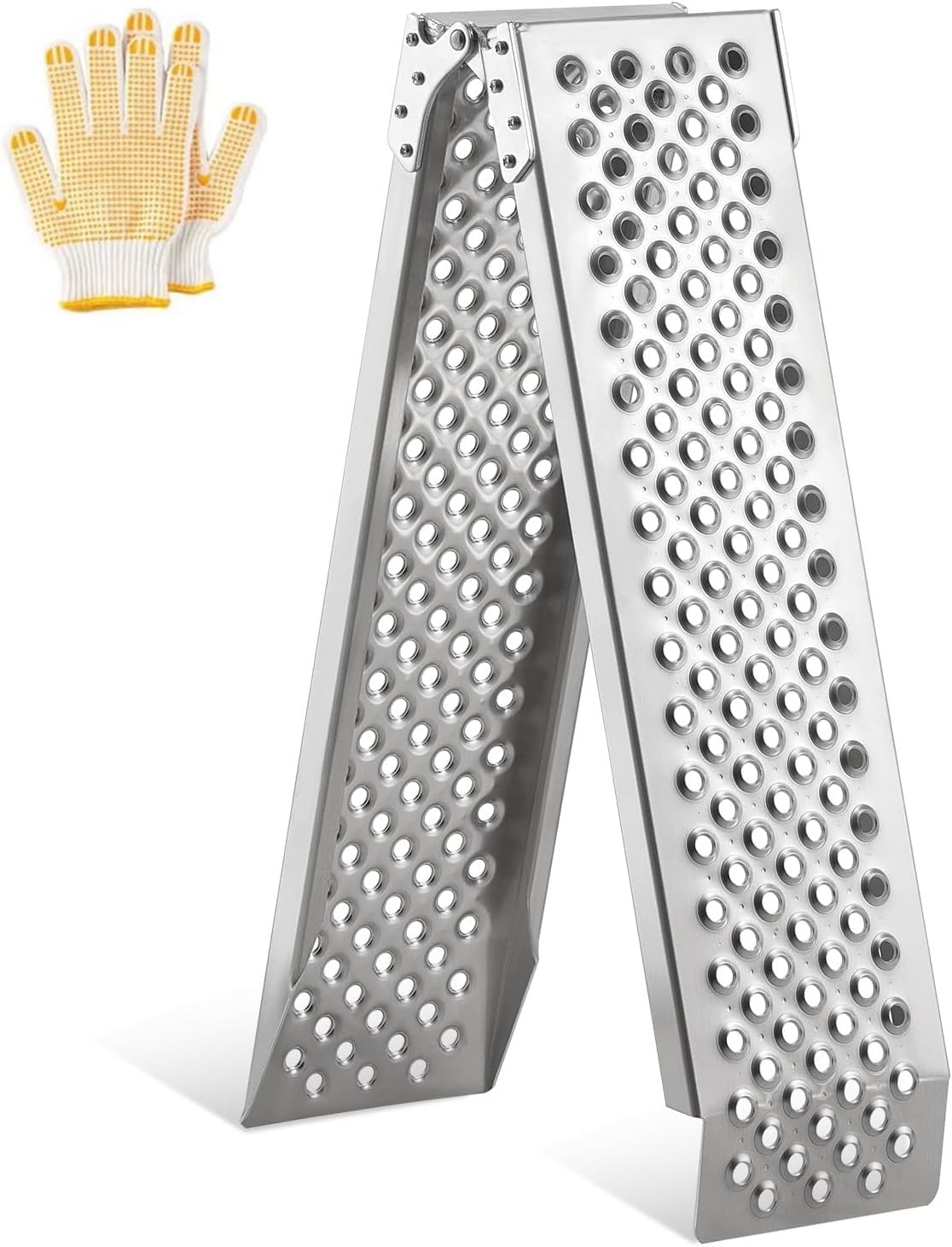 Rampe de chargement pliante en aluminium antidérapante, 160 cm, pour remorque et moto