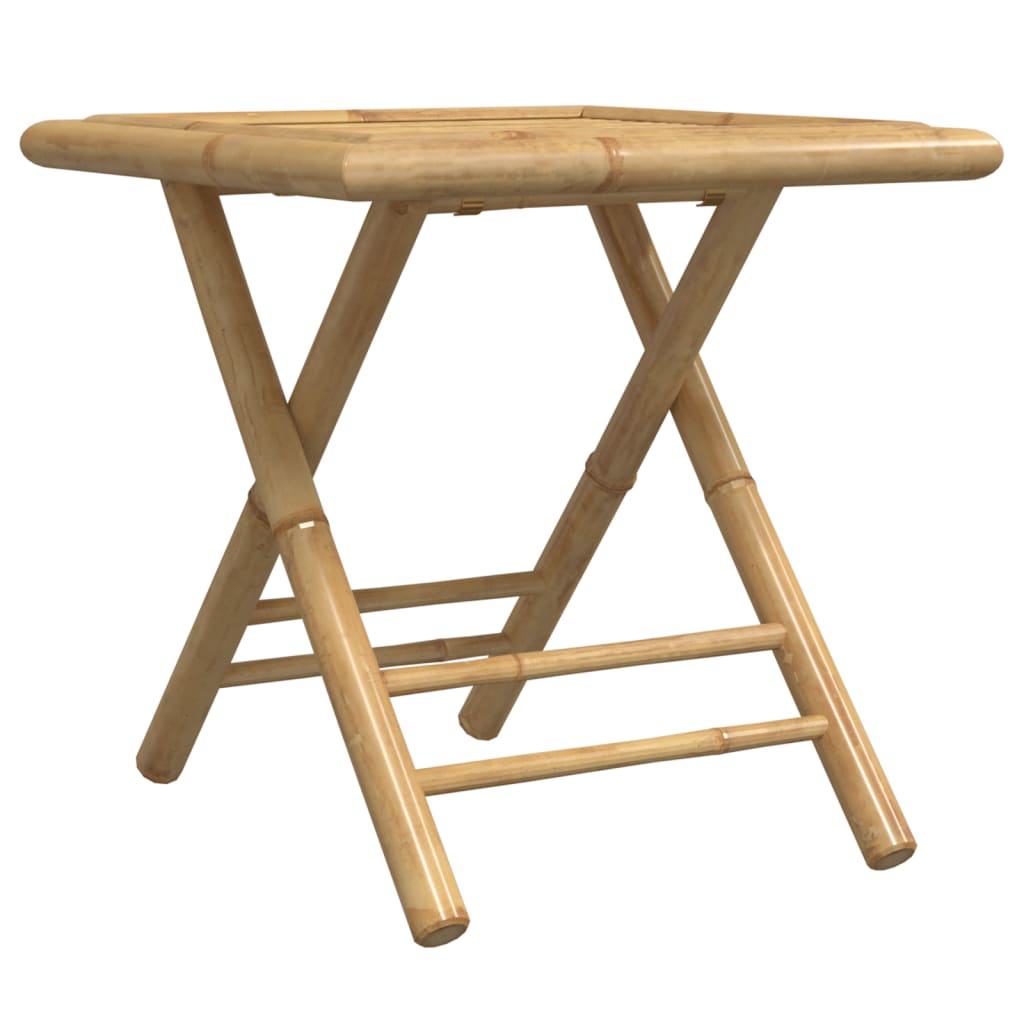 Folding Garden Table 45x45x45 Cm Bamboo Vidaxl