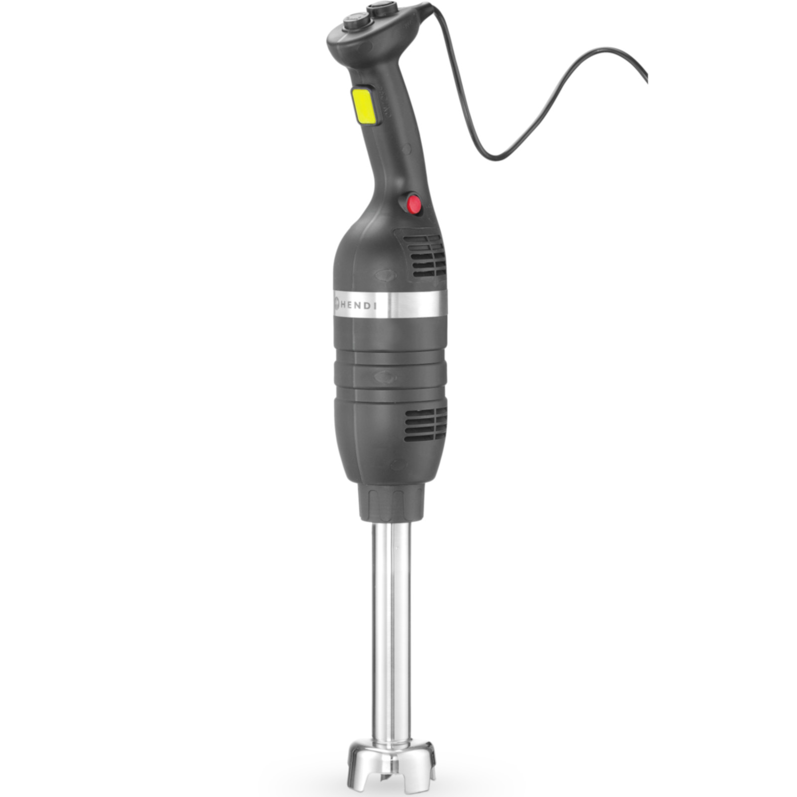 Hendi Frullatore A Immersione, Asta Frullatore: 300mm, Velocità Regolabile: 4000 A 16000 G/min, Processa Fino A 30l, Frullatore A Mano, Mixer Ad Immersione, Ø100x(h)716mm, 230v/350w, Inox, Poliammide