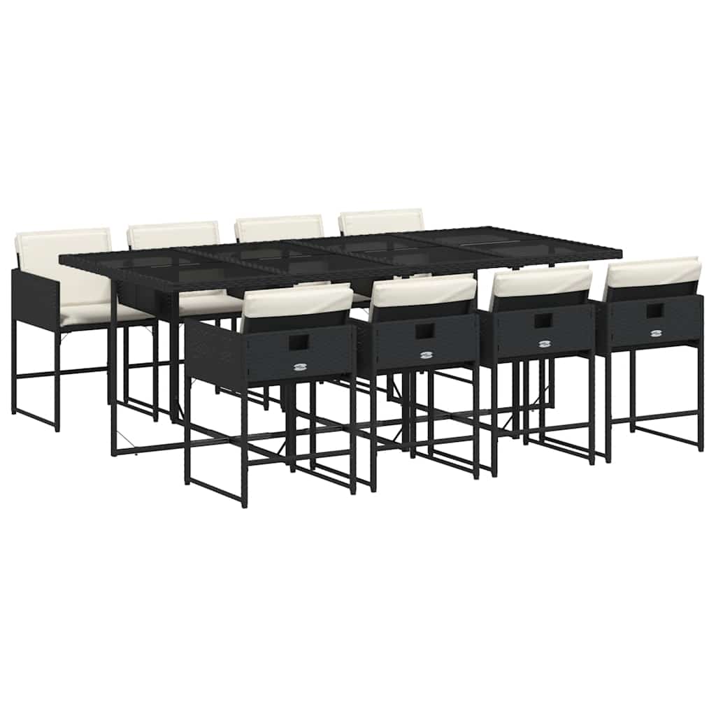 Garden Dining Set Black Vidaxl