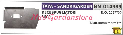 Guarnizione Marmitta Taya Decespugliatore 3600 014989
