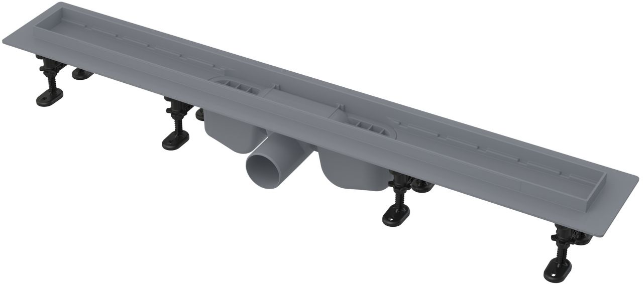 TrendLine Duschrinne 85 cm Kunststoff grau ohne Rost - Image 2