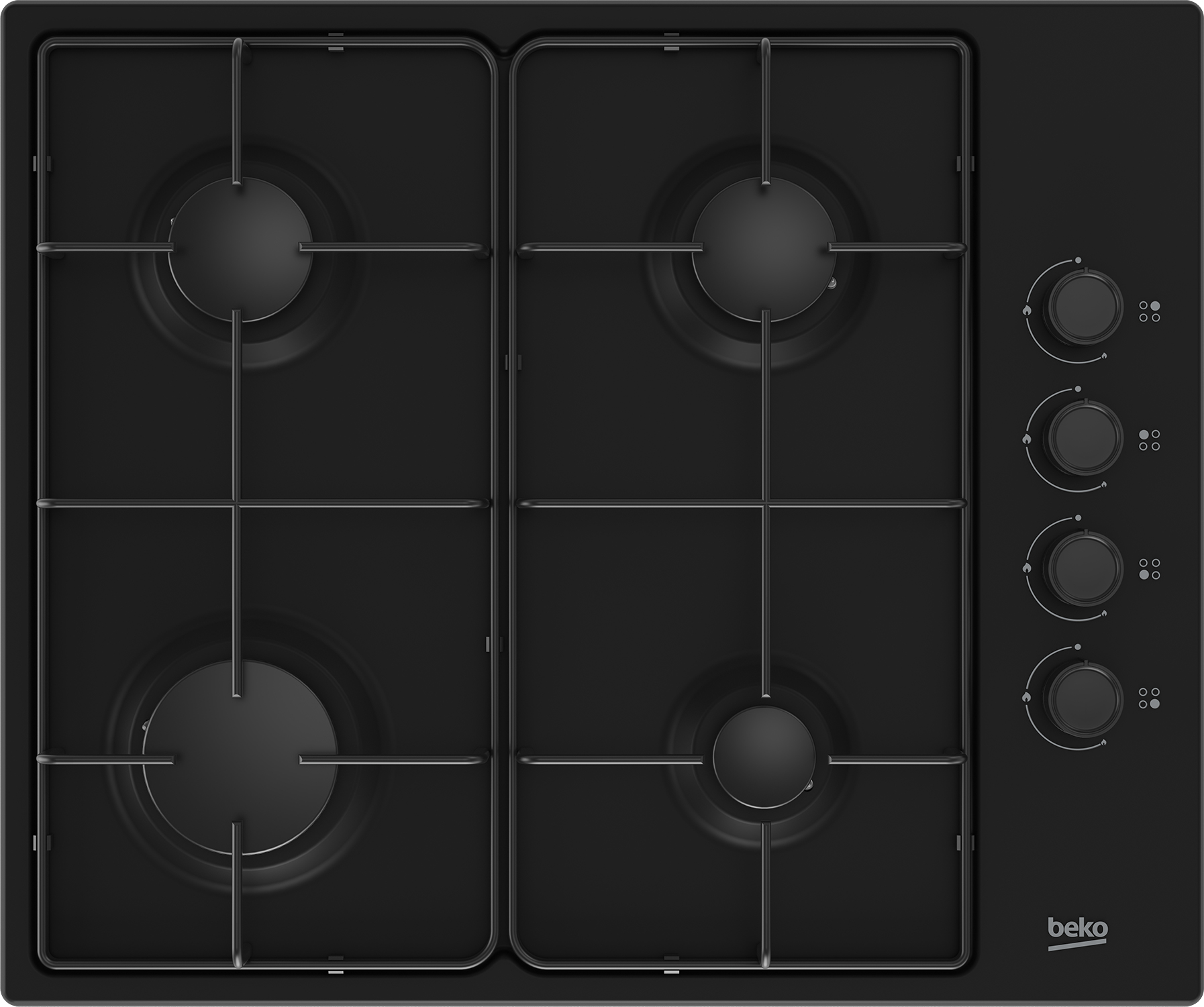 Beko - Table de cuisson gaz HIGG64123SB