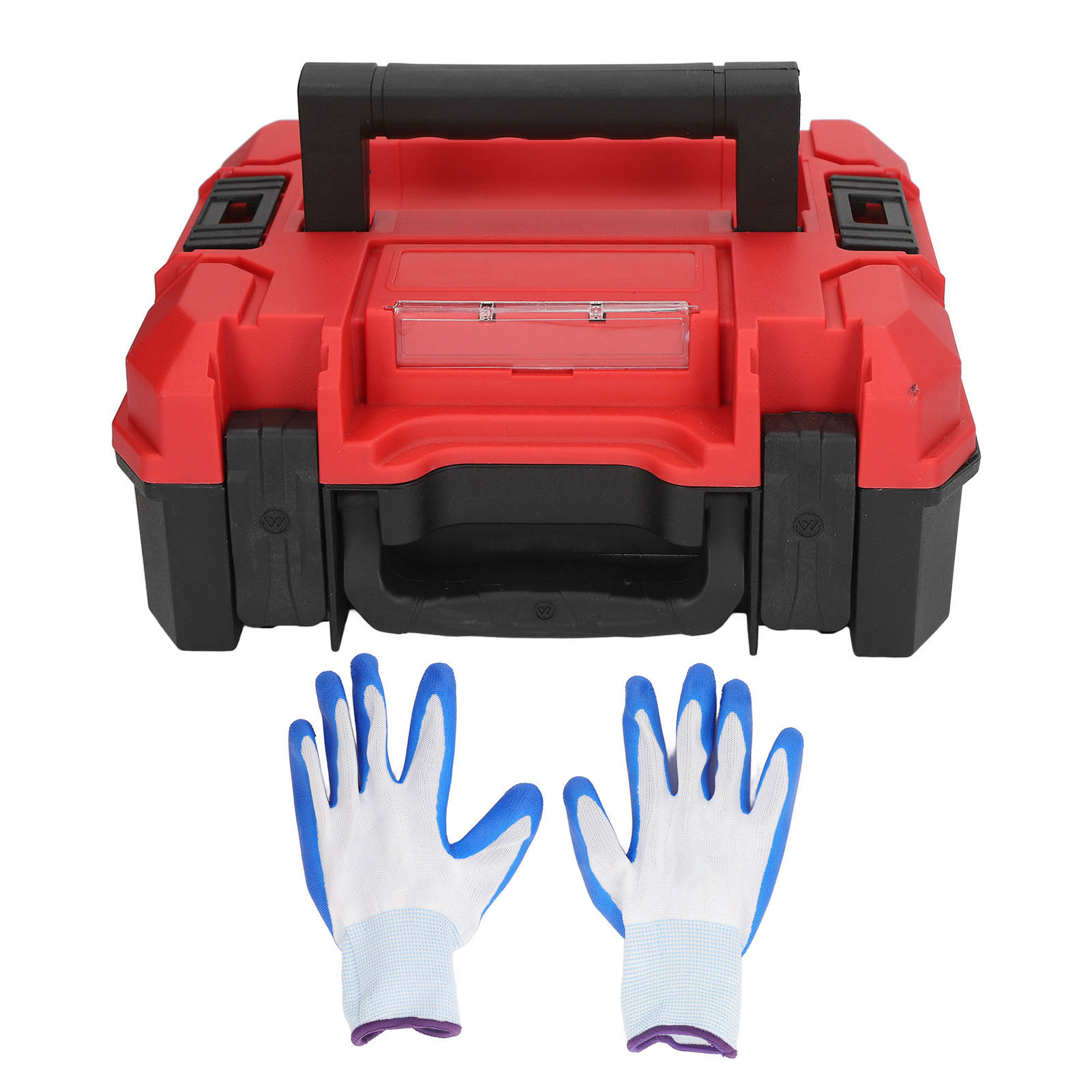 Boîte à outils multifonctionnelle en ABS, capacité 5 kg, 270 x 240 x 110 mm, 2 gants inclus