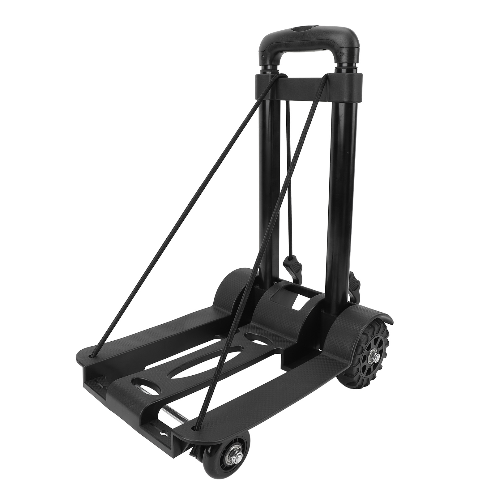 Chariot de manutention pliable en alliage d'aluminium, 4 roues silencieuses, charge 40 kg