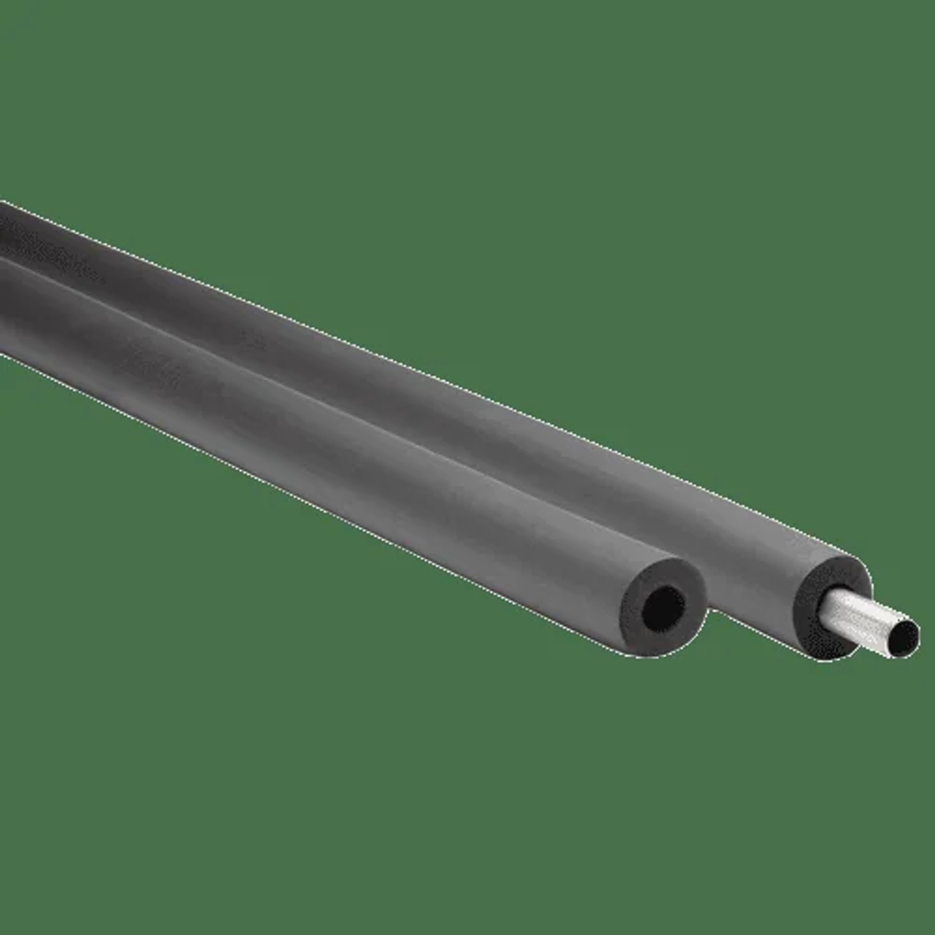 Boni-Shop® Aeroflex® Sh Rohrisolierung, Rohrdämmung - 2m, Flexibler Dämmstoff Aus Geschlossenzelligem Schaum Kautschukbasis, Schwarz - 54 X 10 Mm