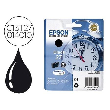 Epson , Druckerpatrone, 27 Durabrite Ultra (Bk) - Image 8