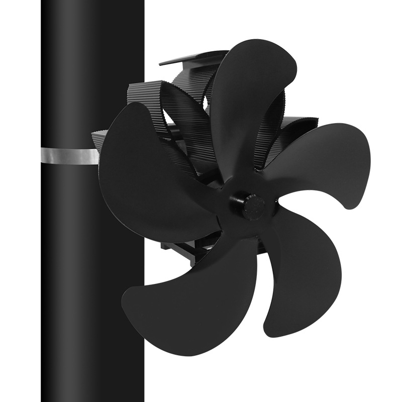 Ventilatore Per Stufa A Legna, Ventilatore Magnetico Per Stufa A Legna A 5 Pale, A Risparmio Energetico E Silenzioso Per Stufe A Legna, Caminetti E Focolari